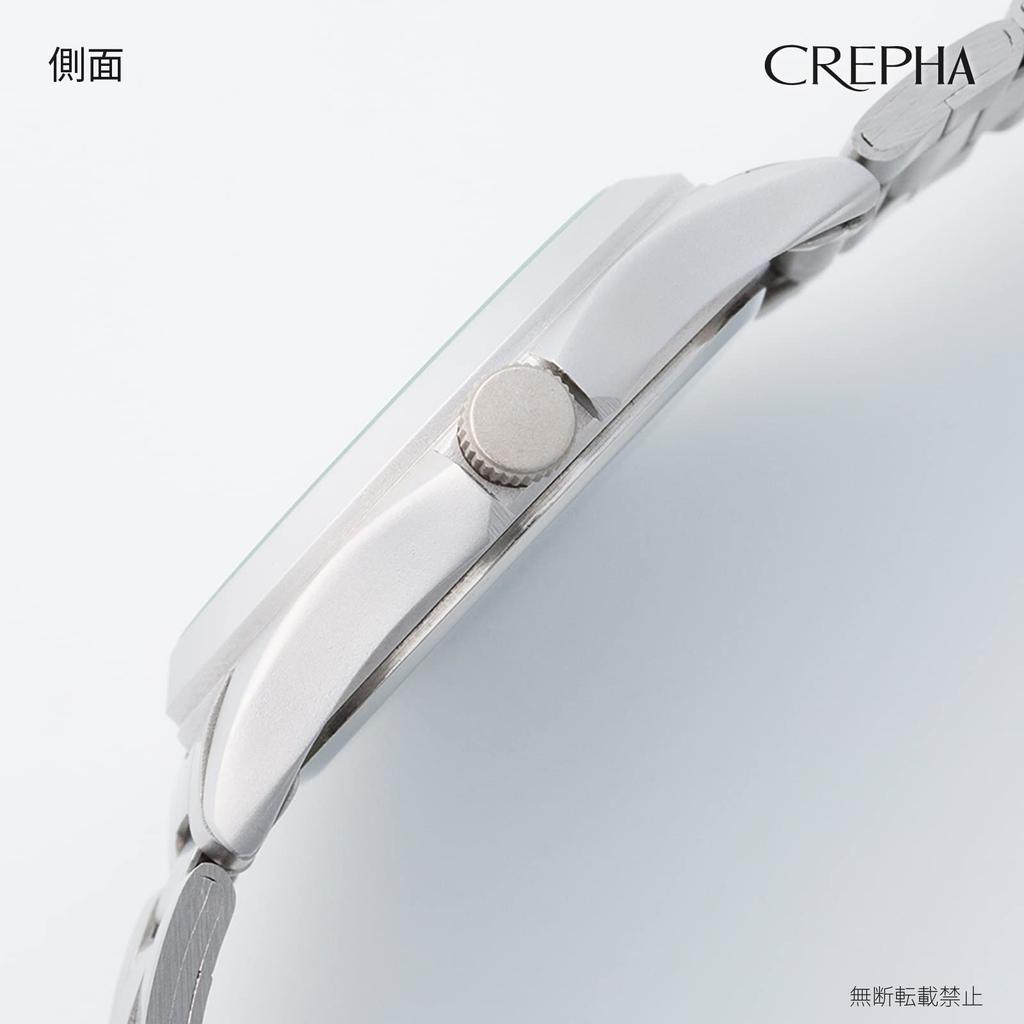 [Klefa] Аналоговые мужские часы с солнечной батареей, металлический ремешок, серебристый SM-AM170-WTS