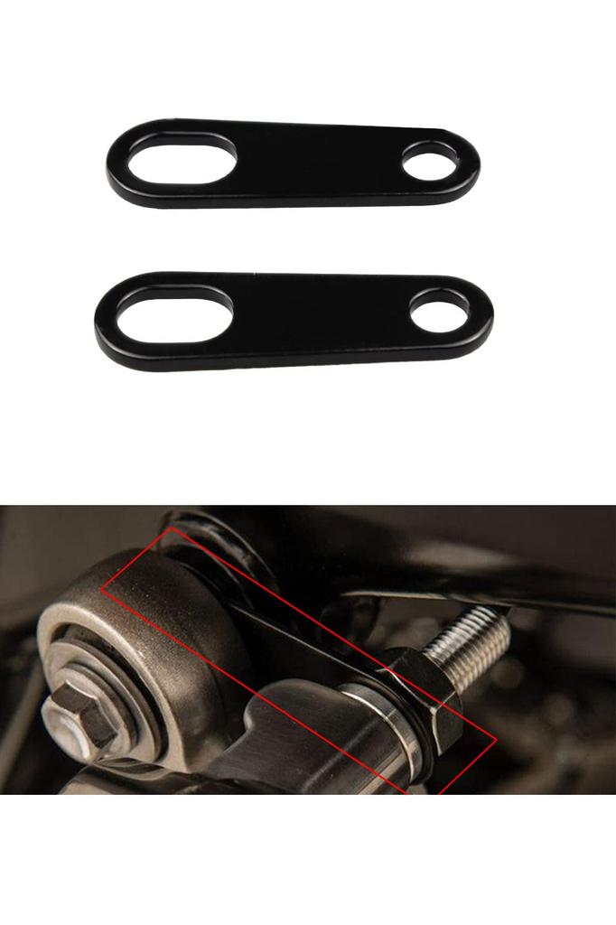 YFFSFDC Прямая черная база для крепления указателя поворота для задних креплений указателей поворота передний поворот