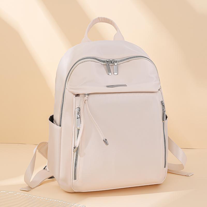 Женский однотонный рюкзак, легкая сумка для компьютера, дорожный рюкзак