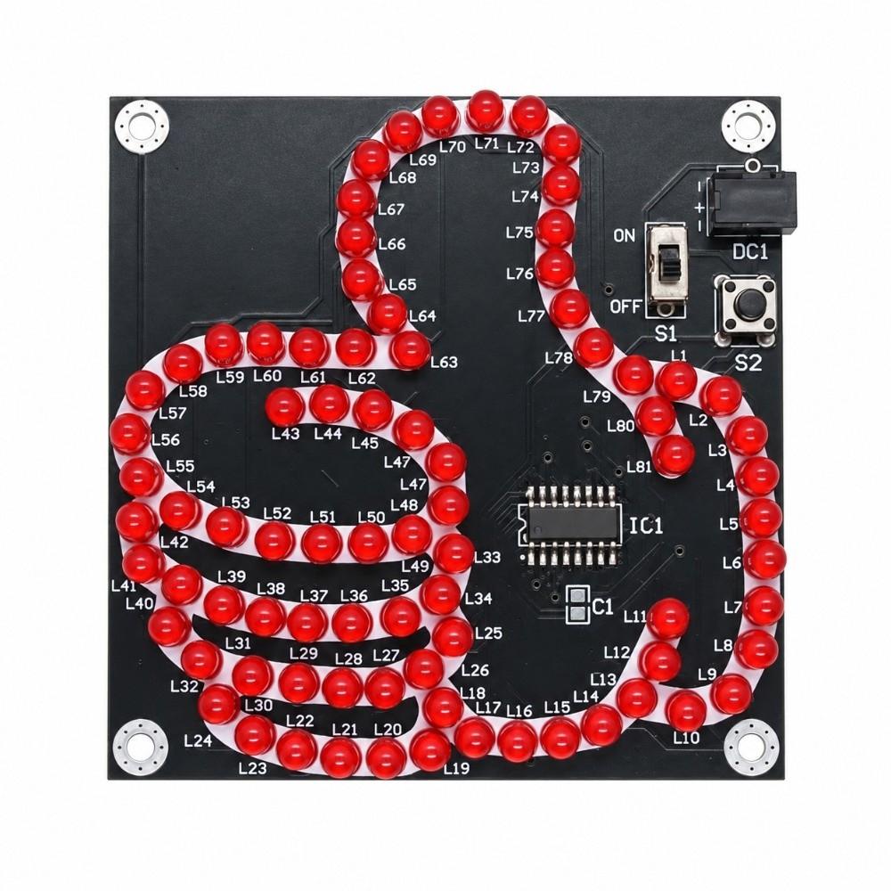 Light-Emitting Diode Flowing Light Kit Soldering Practice DIY Electronic Kit LED Production Kit