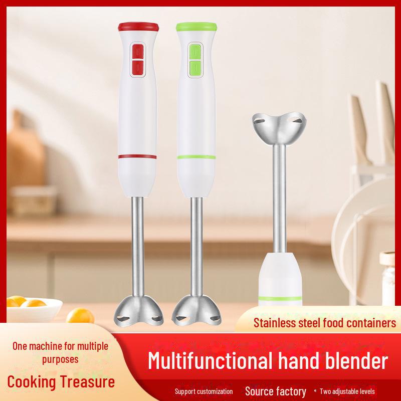 Household Handheld Multifunctional Cooking Stick for Baby Food, Egg, and Meat Mixing