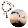 Stylish Heart Star Skull Guitar Bracelet Fashionable Beaded Wrist Chain Jewelry Charm for Music Lovers and Trendsetters