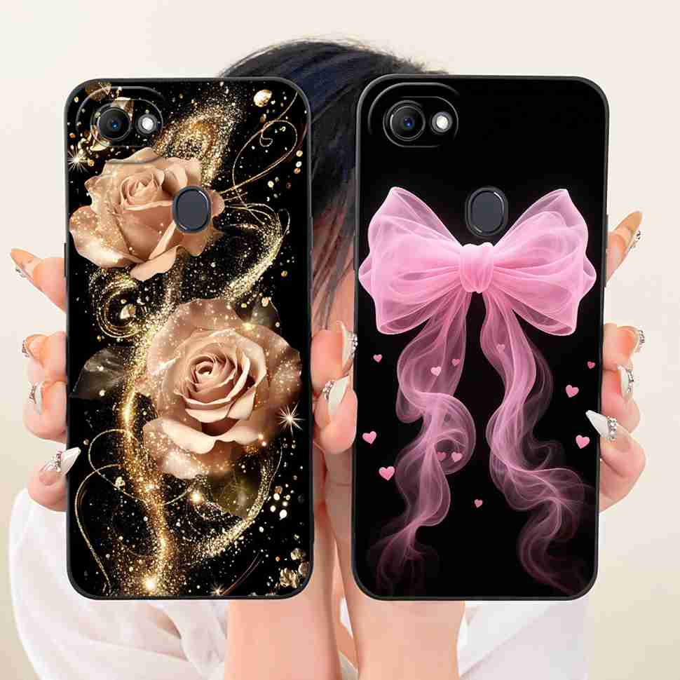Beautiful Flowers Case For Oppo F7 Case CPH1819 CPH1821 Soft Silicone Fundas Phone Cases For Oppo F7 F 7 4G Cover Fundas
