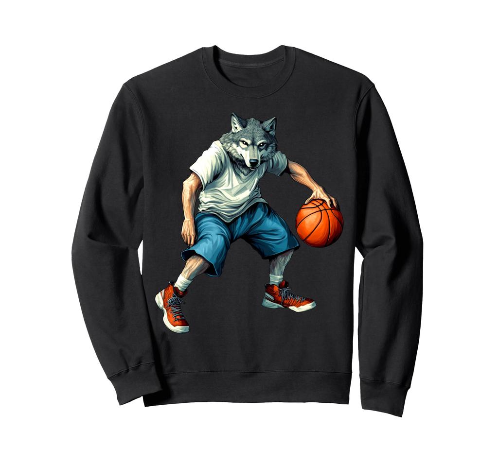 Wolf Basketball Basketball Wolf Sweatshirt /