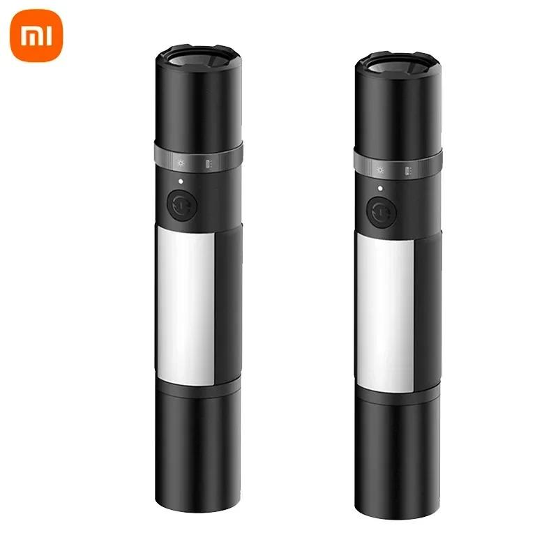 Xiaomi Multi-functional LED Flashlight Zoomable Ultra Bright Torch Window Breaker Safety Belt Cutter Car Emergency Light 3100mAh