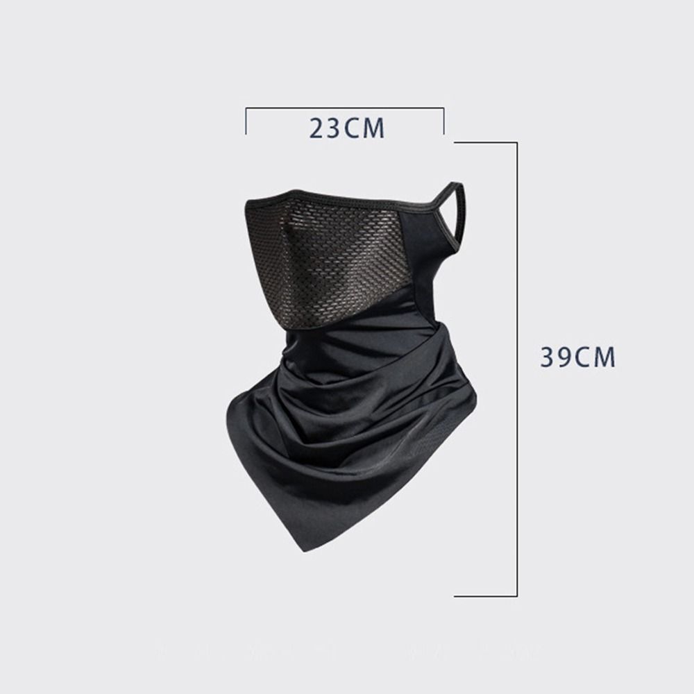 Защита от солнца Маска для лица закрывающая все лицо Дышащий мотоциклетный шарф Модная велосипедная маска Лето