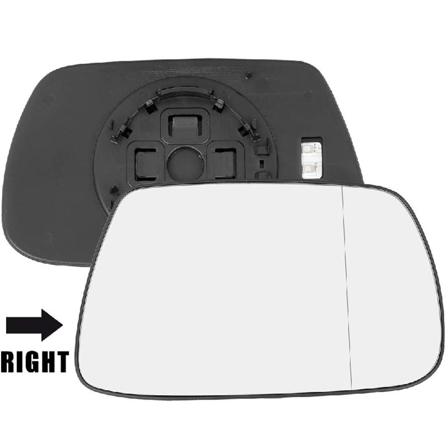 1PC Right Side Heated Mirror Glass 5142874AA For 2005 -2010 Jeep Grand Cherokee