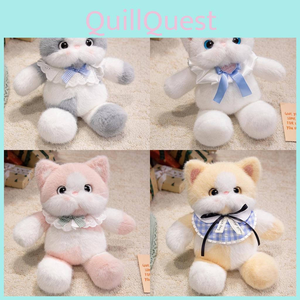 Calico Realistic Cat Plush Toy Soft Stuffed Animal For Girls And Birthday Gifts