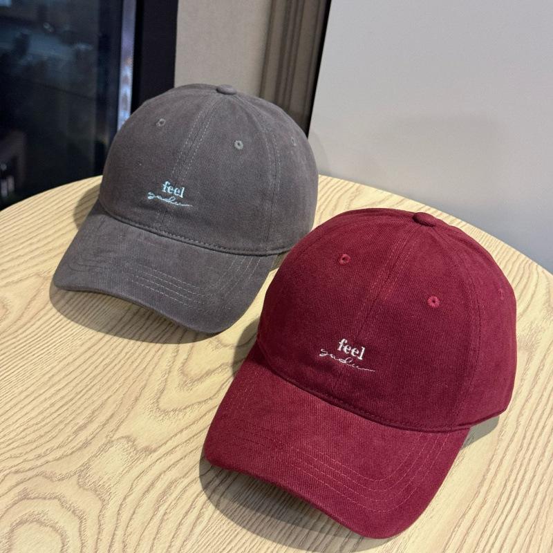Letter Embroidered Baseball Cap Children Autumn And Winter Versatile Sunshade Cap Casual Tide Show Small Face