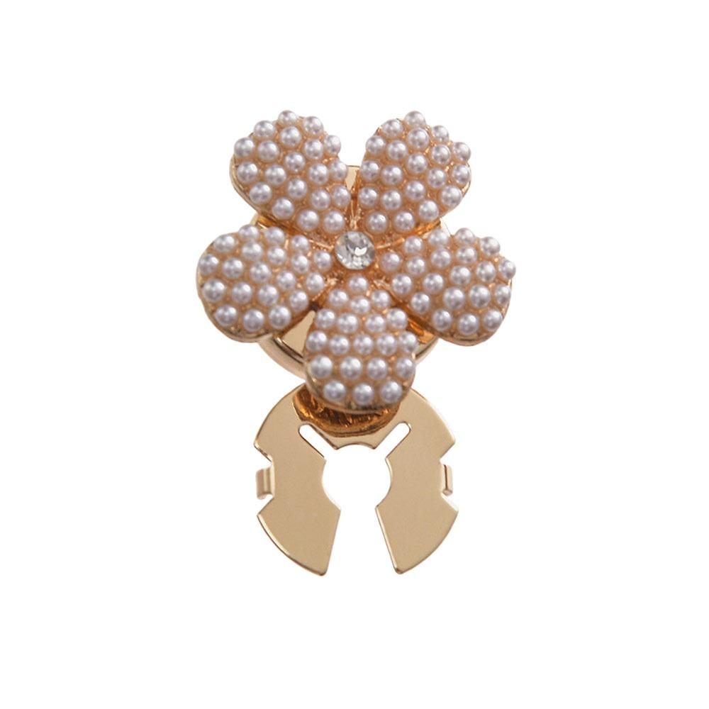 Стразы Жемчуг Цветок Пуговицы-накладки DIY Аксессуары Цветок Запонки для Мужчин Женщин Одежда