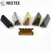 10/30 шт. Meetee Металлические клипсы-пряжки Зажим для конца ремня сумки Стопорные клипсы Замок для ремня поясного ремня Пряжка для хвостика молнии Швейные аксессуары
