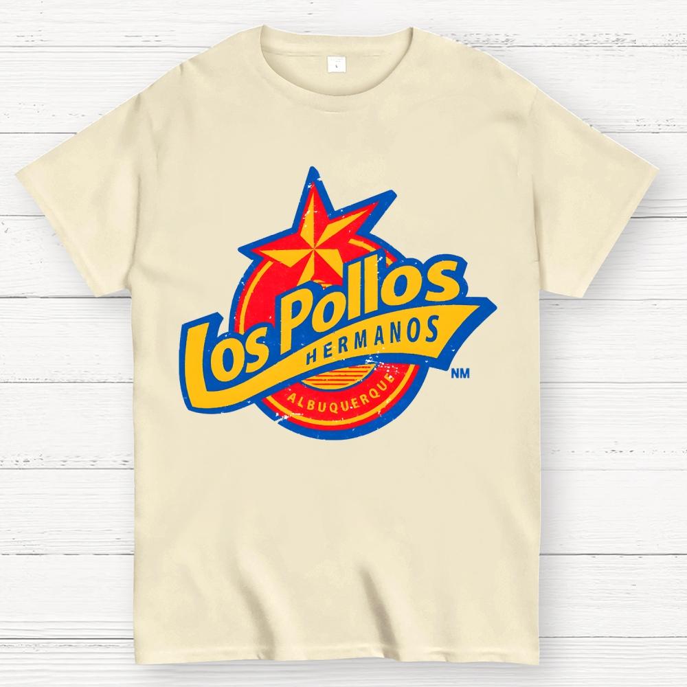 Los Pollos Hermanos Unisex 100% Cotton Summer Casual Cool Loose T-Shirt
