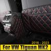 Car Seat Back Anti Kick Protection Clean Pad Anti-Dirty Mat For Volkswagen VW Tiguan MK2 2016 2017 2018 2022
