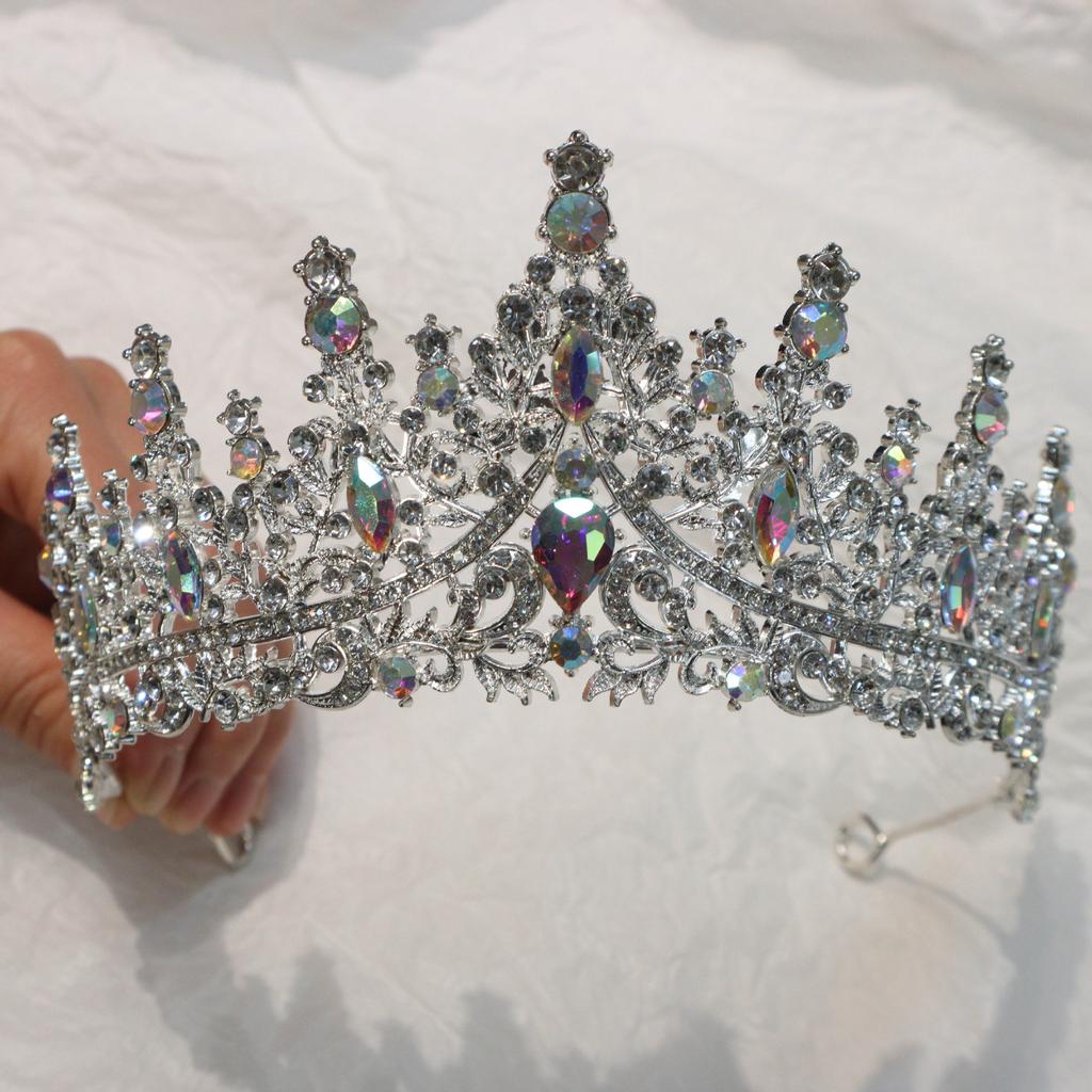 Супер Сказочный Головной Убор Корона для Невест Высококлассная Корона Головной Убор для Вечеринки в честь Дня Рождения Выступление Фотография Свадебное Платье