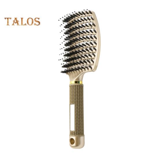 Вентилируемая щетка для волос, портативная антистатическая, тонкая, густая, вьющаяся, длинная, влажная, сухая, плоская щетка для женщин и девочек, массаж кожи головы, укладка волос, распутывание, расческа