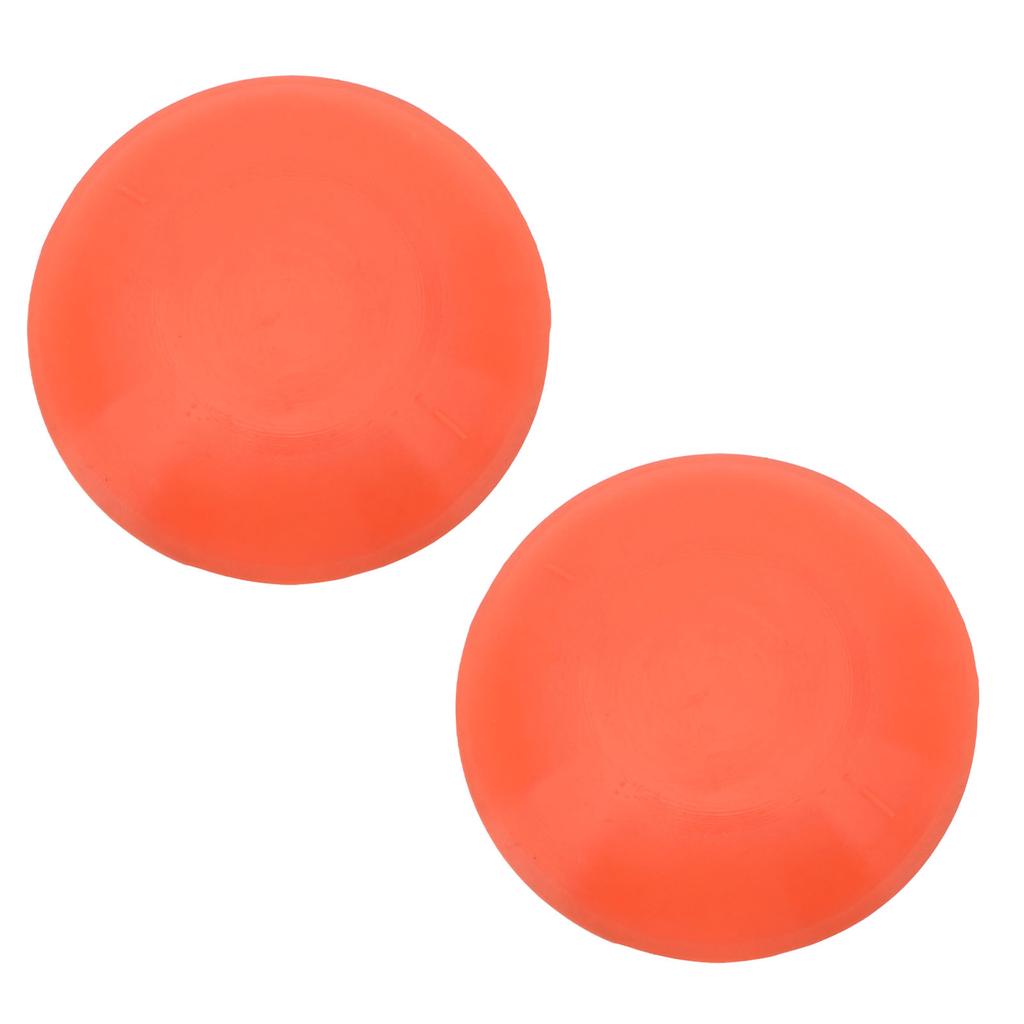 2Pcs Golf Force Pads Orange Rubber Reusable Skill Improvement Enhanced Control Golf Putting Trainer