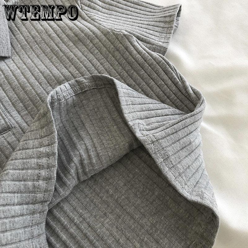 Шикарные футболки с воротником-поло, женские корейские укороченные топы в стиле Харадзюку, футболки на пуговицах, облегающие женские рубашки с короткими рукавами, уличная одежда