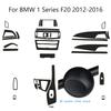 For BMW 1 Series F20 2012-2016 Car-Styling 3D/5D Carbon Fiber Car Interior Center Console Color Molding Sticker Decals Parts