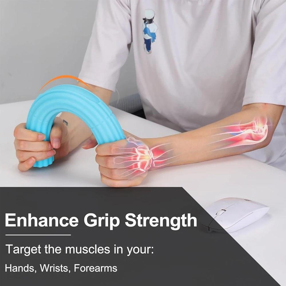 1 шт. Flex Therapy Bar Усилитель, Бар для физиотерапии теннисного локтя, Бар сопротивления для локтя гольфиста, Облегчение боли в предплечьях