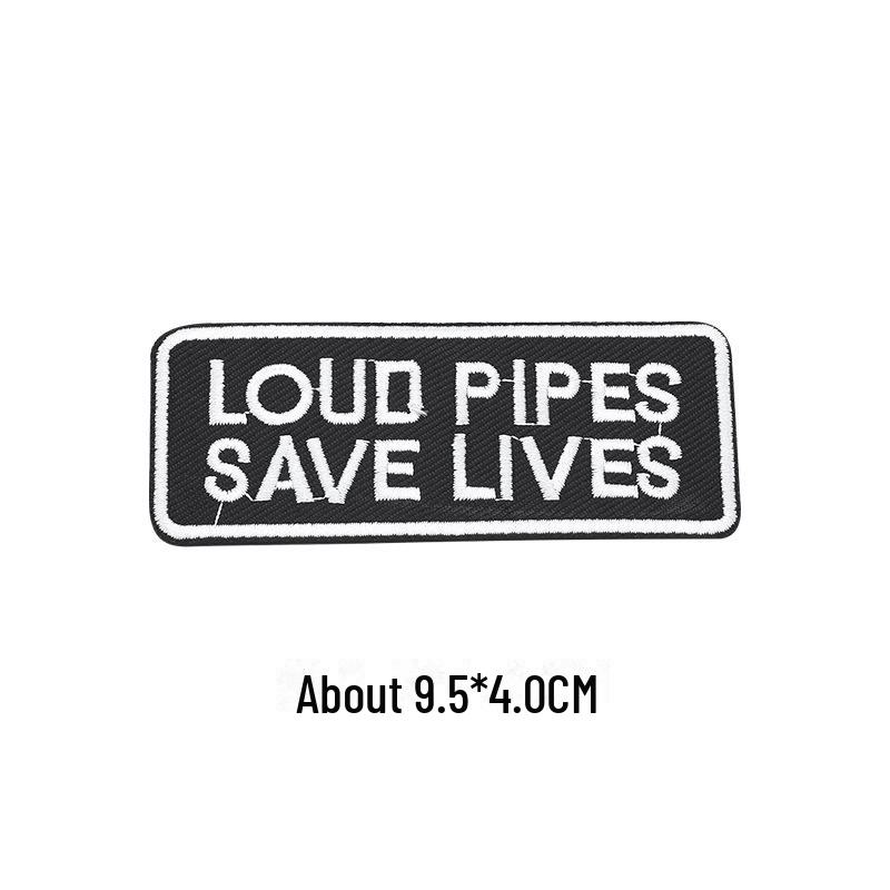 Черная самоклеящаяся вышитая нашивка для самостоятельного ремонта и украшения одежды