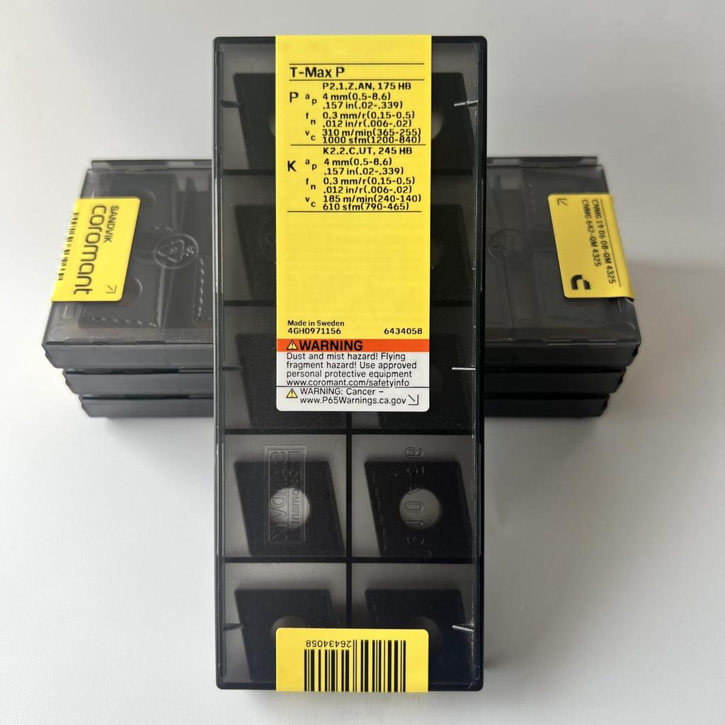 Sandvik / CNMG190608-QM 4325 / Original Swedish Hard Alloy Blade 10 Pcs