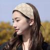 Non-slip Lace Headband Mesh Women Hair Hoop Vintage Wide Hairband  Wash Face