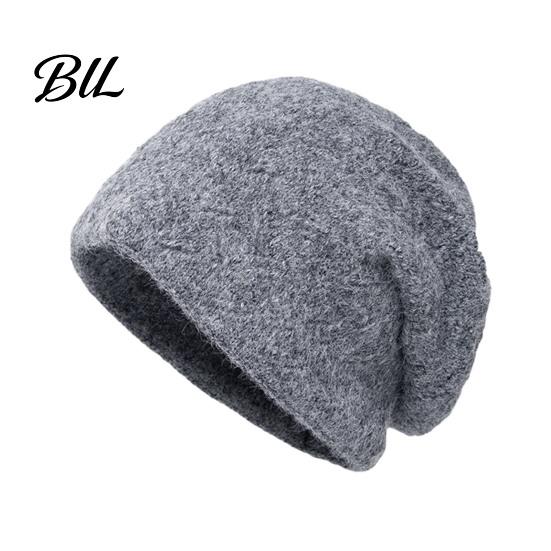 Retro Diamond Texture Knit Hat Winter Beanies for Women, Thick Slouchy Skull Cap with Warm Woolen Cold Weather Texture, Soft Cozy Casual Outdoor