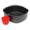 Air Fryer Accessories Kit, Baking Tray + Silicone Muffin Cup Suitable for Various Brands