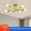 Nordic Modern Wrought Iron Branch Pendant Light for Small Living Room