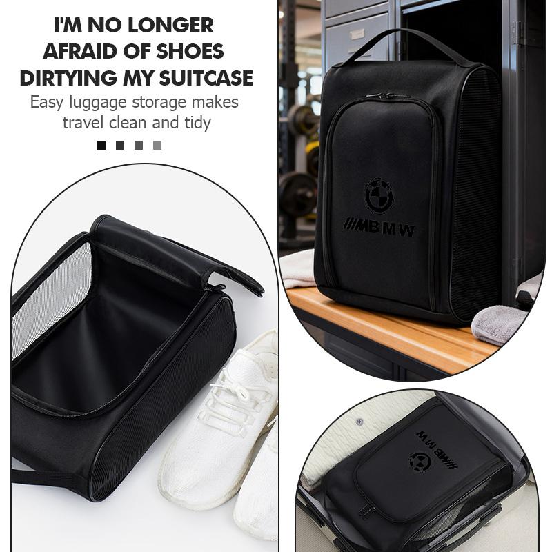Car Travel Organzier Bag Case Portable Storage Shoe Box For BMW M3 M5 E36 E39 E46 E60 E61 E64 E70 E71 E80 E85 E87 E90 E83 HO1