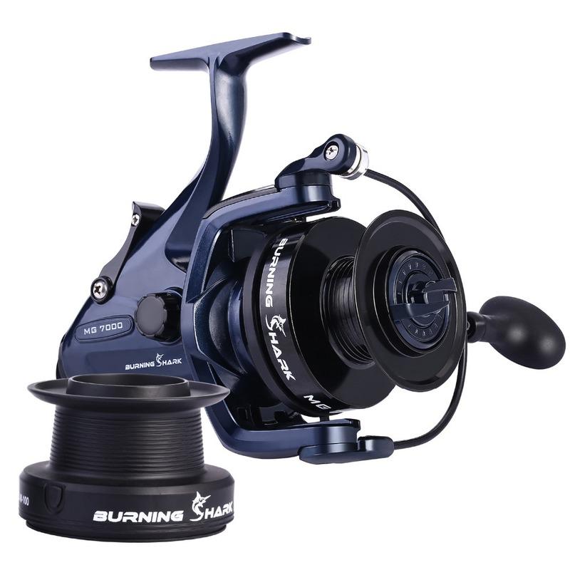 SOUGAYILANG Carp Fishing Reel 13+1BB High Speed Spinning Fishing Reel Wheel Tackle for Carp Fishing