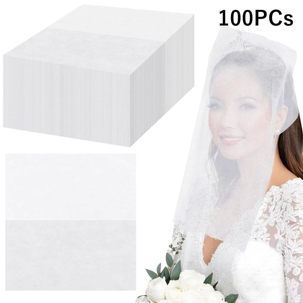 Non Woven Fabric Face Makeup Protector Hood Disposable Beauty Makeup Protective Hoods