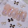 10Pcs 3D Nail Decorations Vibrant Color Decorative Fade-Resistant Durable Bow-knot Art Ornaments Designs Manicure Tips for Salon