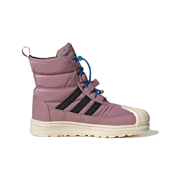 Adidas Originals Superstar 360 2.0 Comfortable Simple Durable Waterproof Boots Kids Boots Purple GV9065