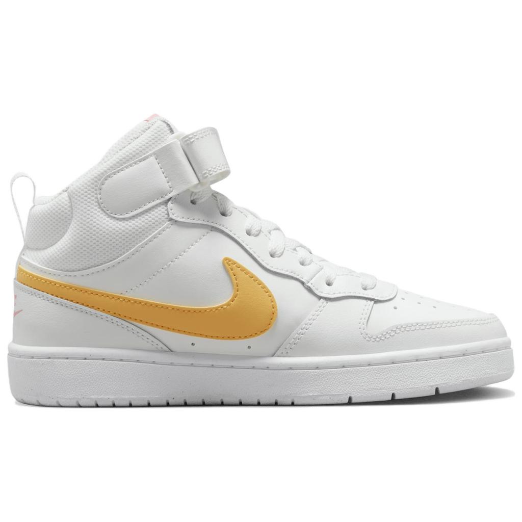 Nike Court Borough Mid 2 GS 'White Topaz Gold' CD7782-112