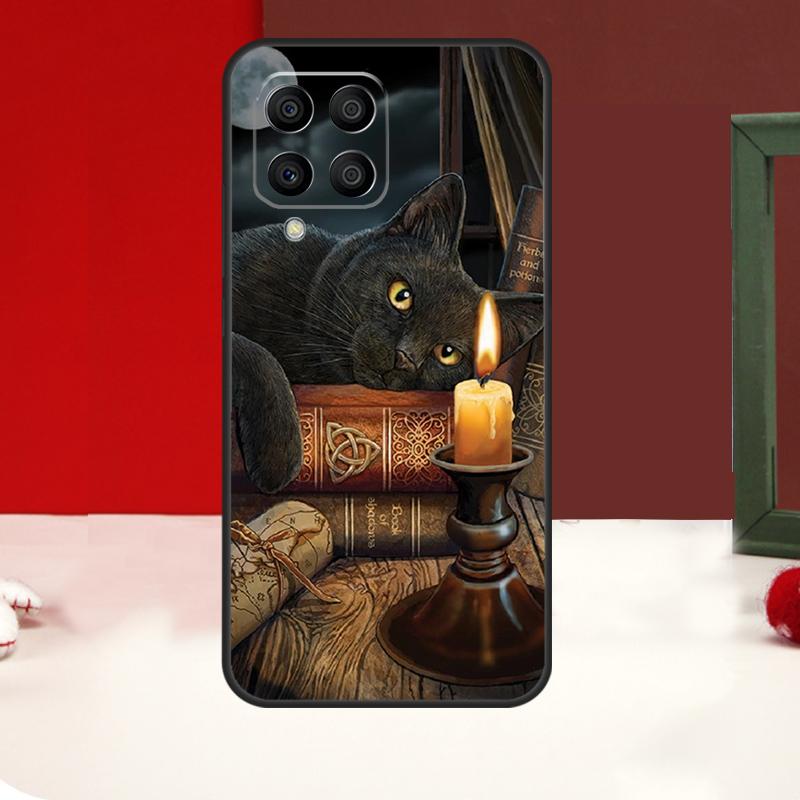 Чехол-Кот-Ведьма для Samsung Galaxy M11 M21 M31 M14 M34 M54 M12 M32 M52 M15 M13 M16 M36 M56 M53 M35 M55