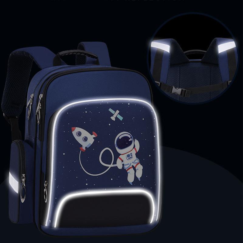Kindergarten Girl School Bag Cartoon Boy Primary School Bag Burden Reducing Waterproof Backpack