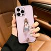 Уличный Микс Чехол PinkPantheress для iPhone 12 13 14 15 16 17 Pro Max, Легкий и практичный Мягкий Черный Чехол