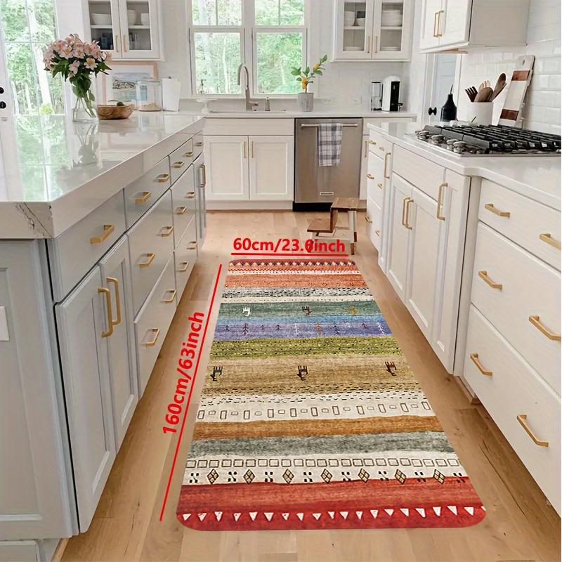 VIKAMA Creative Unique Carpet Pink Festive Doormat Kitchen Rug Runner Rug Soft Rug For Bedroom Carpet For Live Room Home Decor