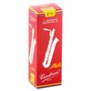 Van Doren Baritone Saxophone Reed JAVA FILED RED CUT Hardness: 2-12 (5 Pieces)