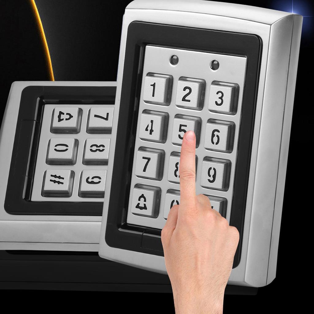 125KHz Top Metal RFID Card Reader Password Door Access Control Keypad with Backlight