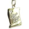 [D0964] - Silver Pendant 'I Love You Mom'