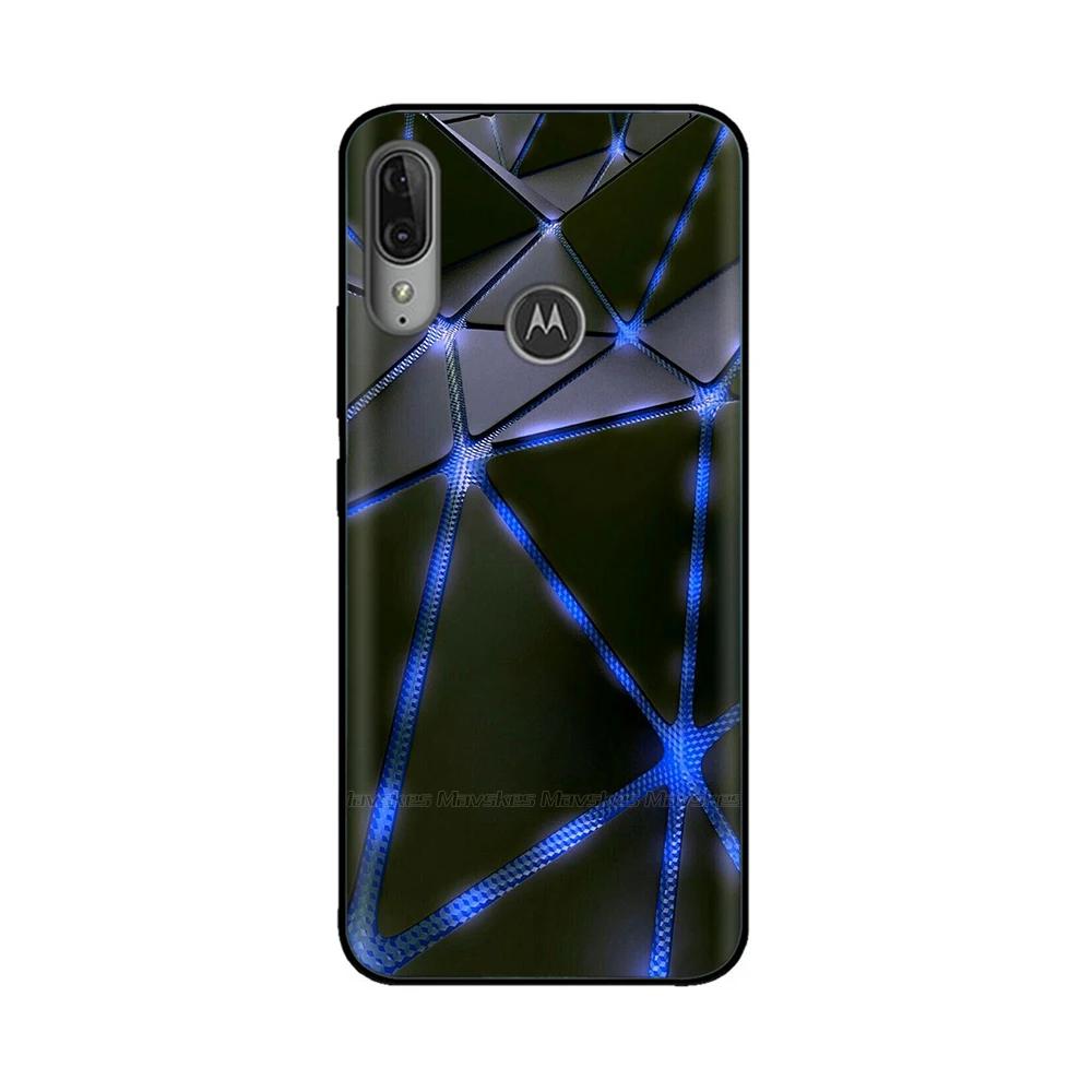 Чехол для Moto E6 Plus Мягкая черная силиконовая задняя крышка телефона для Motorola Moto E6 Play E6s 2020 Чехол-крышка для MotoE6 Plus Coque Funda