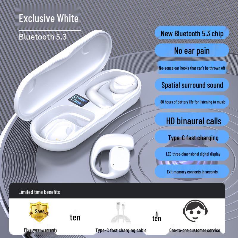 JS270 Трансграничные Bluetooth-наушники: Двухушное крепление, Для бизнеса и спорта, Длительное время ожидания, Универсальная посадка