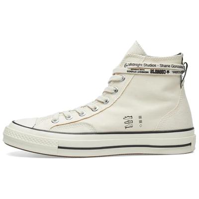 Midnight Studios x Chuck 1970s Hi Универсальные и удобные высокие парусиновые кеды Унисекс Бежевый