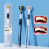 Трехсторонняя мягкая зубная щетка для взрослых, ультратонкая мягкая щетина, уход за полостью рта, зубная щетка для здоровья полости рта, чистая