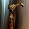 Дизайнерская трость из античной латуни, деревянная трость для ходьбы в винтажном викторианском стиле