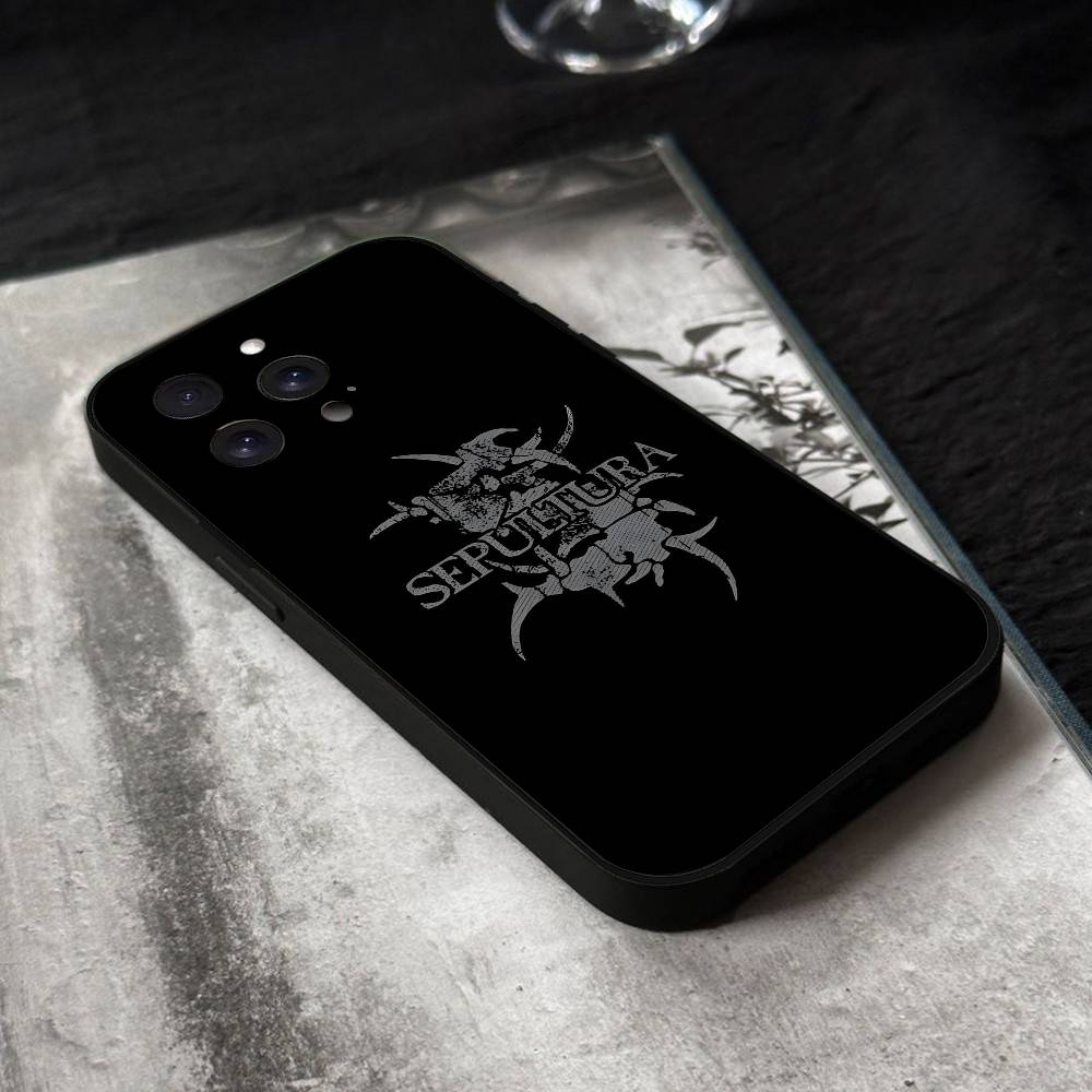Heavy Metal Band Sepultura Phone Case Black Silicone Soft Shell For IPhone 17 16 15 14 13 12 11 Air Pro Max Plus Hot Sale