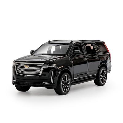 Масштаб 1/32 Cadillac Escalade Внедорожник Симуляция Литой Металлический Сплав Модель Автомобиля Звук Свет Оттягивание Коллекция Игрушка Подарки