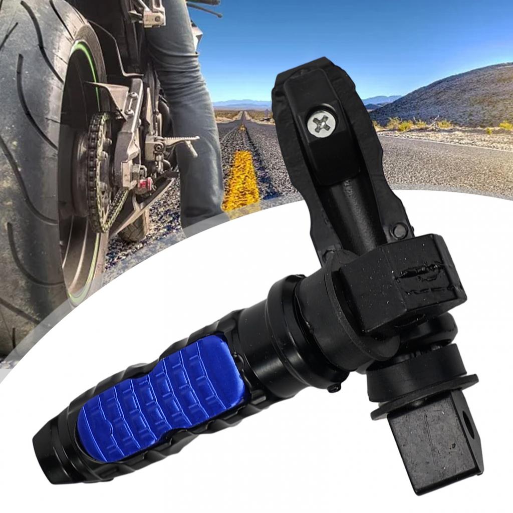 2 шт. Мотоциклетные задние подножки для пассажира Общие подножки из алюминиевого сплава